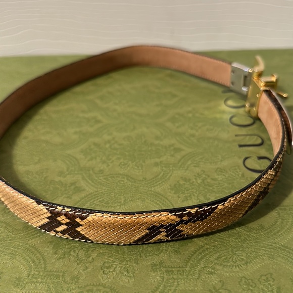 WCM NEW YORK genuine python belt Size Xsmall - Picture 7 of 11